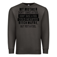 Smoke my mother black Premium Sweatshirt - RacoonDesign