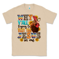 Mushroom why yall trying to test the jesus in me Classic Tee - texasbilliewilder