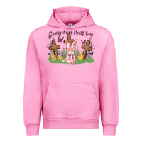 Fuchsia Pink every knee shall bow Urban Hoodie - MaliasSmallBusiness