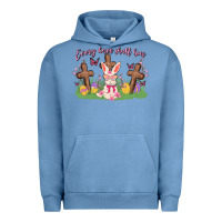 Pigment Pebble Blue every knee shall bow Urban Hoodie - MaliasSmallBusiness