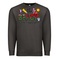 Smoke the beach is my happy place Premium Sweatshirt - CowhideDigitalArt
