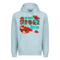 Blue Mist sweet summer time Premium Hoodie - AdoDesignShop