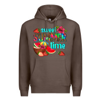 Coffee sweet summer time Premium Hoodie - AdoDesignShop