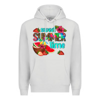 Dove Grey sweet summer time Premium Hoodie - AdoDesignShop