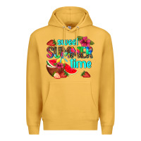 Mustard sweet summer time Premium Hoodie - AdoDesignShop