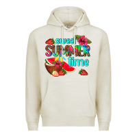Oatmeal Heather sweet summer time Premium Hoodie - AdoDesignShop