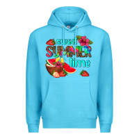 Ocean Blue sweet summer time Premium Hoodie - AdoDesignShop