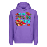 Purple sweet summer time Premium Hoodie - AdoDesignShop