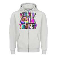 Dove Grey back that thing up Zipper Hoodie - Zillion Design Studio