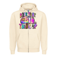 Sandshell back that thing up Zipper Hoodie - Zillion Design Studio