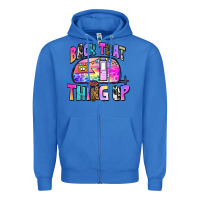 True Royal back that thing up Zipper Hoodie - Zillion Design Studio