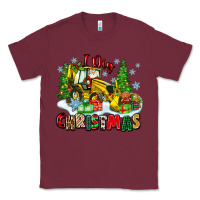 Burgundy i dig christmas Classic Tee - Zillion Design Studio