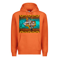 Carrot sunflowers cowhide leopard texas map Premium Hoodie - BarkalooDesign