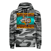 Slate Camo sunflowers cowhide leopard texas map Premium Hoodie - BarkalooDesign
