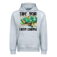 Heather Grey take your lucky charms Urban Hoodie - MaliasSmallBusiness