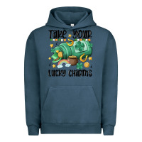 Pigment Midnight Navy take your lucky charms Urban Hoodie - MaliasSmallBusiness