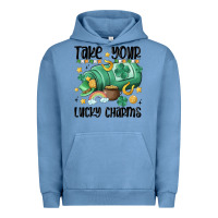 Pigment Pebble Blue take your lucky charms Urban Hoodie - MaliasSmallBusiness