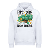 White take your lucky charms Urban Hoodie - MaliasSmallBusiness