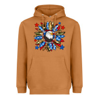 Meerkat American flag sunflower Heavyweight Hoodie - Neo Western