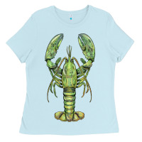 Baby Blue lobster Ladies Tee - BarkalooDesign