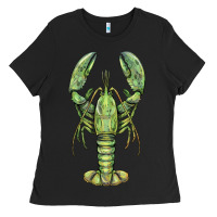 Black lobster Ladies Tee - BarkalooDesign