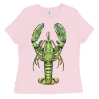 Bubblegum Pink lobster Ladies Tee - BarkalooDesign