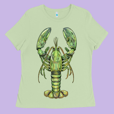 Lobster Ladies Tee Designed By Barkaloodesign
