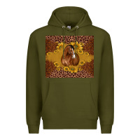 Army Green horse Premium Hoodie - BarkalooDesign