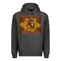 Charcoal Heather horse Premium Hoodie - BarkalooDesign