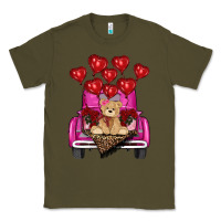 Army Green Valentine's day tedybear truck Classic Tee - RanaPortraitStore