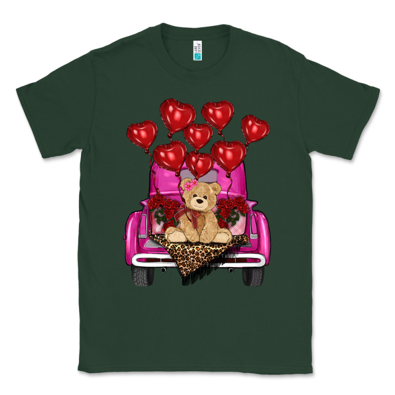 Valentine's Day Tedybear Truck Classic Tee by RanaPortraitStore | Teevron