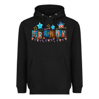 Black American Granny 4th of july Heavyweight Hoodie - CowGirlArtShop