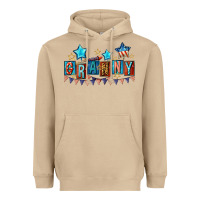 Mushroom American Granny 4th of july Heavyweight Hoodie - CowGirlArtShop