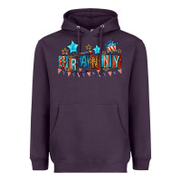 Plum American Granny 4th of july Heavyweight Hoodie - CowGirlArtShop