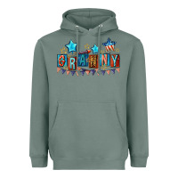 American Granny 4th Of July Heavyweight Hoodie | Teevron