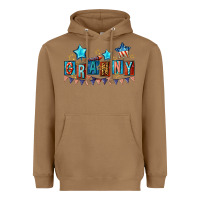 Toasted Coconut American Granny 4th of july Heavyweight Hoodie - CowGirlArtShop