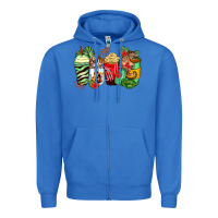 True Royal tiger coffee cups Zipper Hoodie - Zillion Design Studio