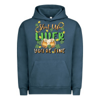 Pigment Midnight Navy shut up liver you're fine Urban Hoodie - MaliasSmallBusiness