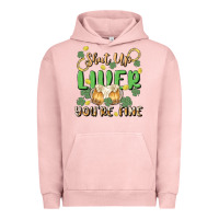 Pigment Salmon shut up liver you're fine Urban Hoodie - MaliasSmallBusiness