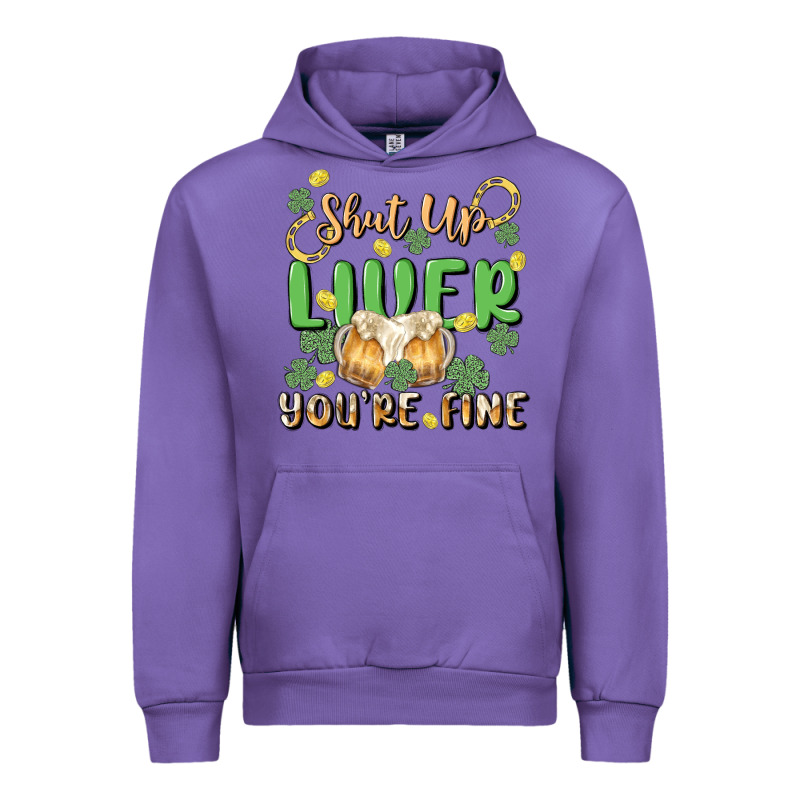 Shut Up Liver You're Fine Urban Hoodie by MaliasSmallBusiness | Teevron