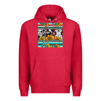 Cardinal sunflower cowhide serape coaster Premium Hoodie - BarkalooDesign