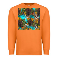 Carrot western bison and sunflowers seamless pattern Premium Sweatshirt - HRA Design Shop