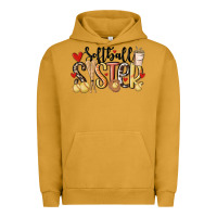 Pigment Peanut Butter softball sister Urban Hoodie - MaliasSmallBusiness