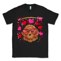 Black valentine's day toy poodle Classic Tee - RanaPortraitStore