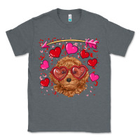 Charcoal Heather valentine's day toy poodle Classic Tee - RanaPortraitStore