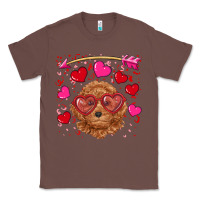 Chestnut valentine's day toy poodle Classic Tee - RanaPortraitStore