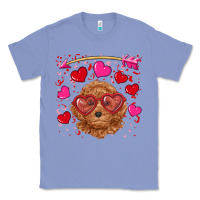 Colony Blue valentine's day toy poodle Classic Tee - RanaPortraitStore