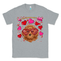 Heather Grey valentine's day toy poodle Classic Tee - RanaPortraitStore