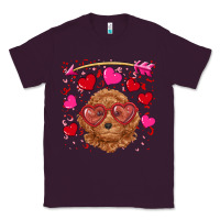 Plum valentine's day toy poodle Classic Tee - RanaPortraitStore