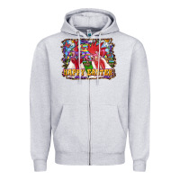 Happy Easter Roosters Zipper Hoodie | Teevron